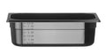 Kantin/behållare GN 1/3 svart polycarbonate, HENDI, Profi Line, GN 1/3, 4L, svart, 325x176x(H)100mm