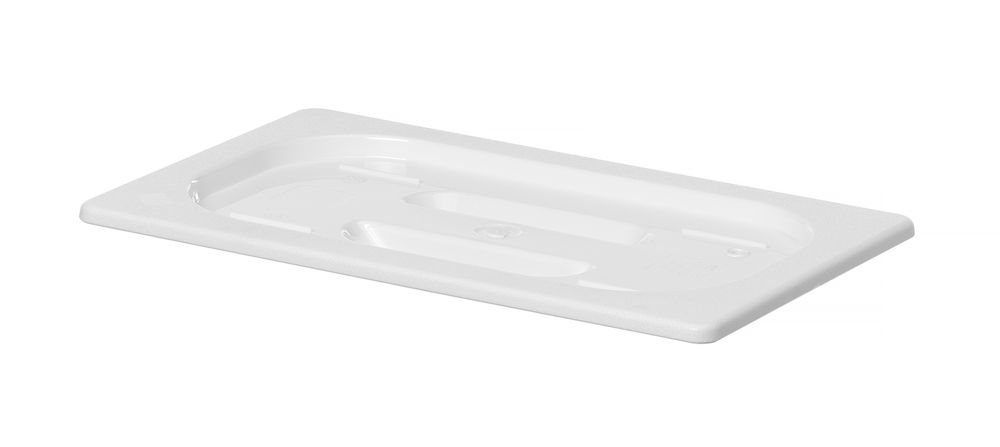 Lid for GN kantin/behållares vit polycarbonate, HENDI, GN 1/4, vit, 265x162mm