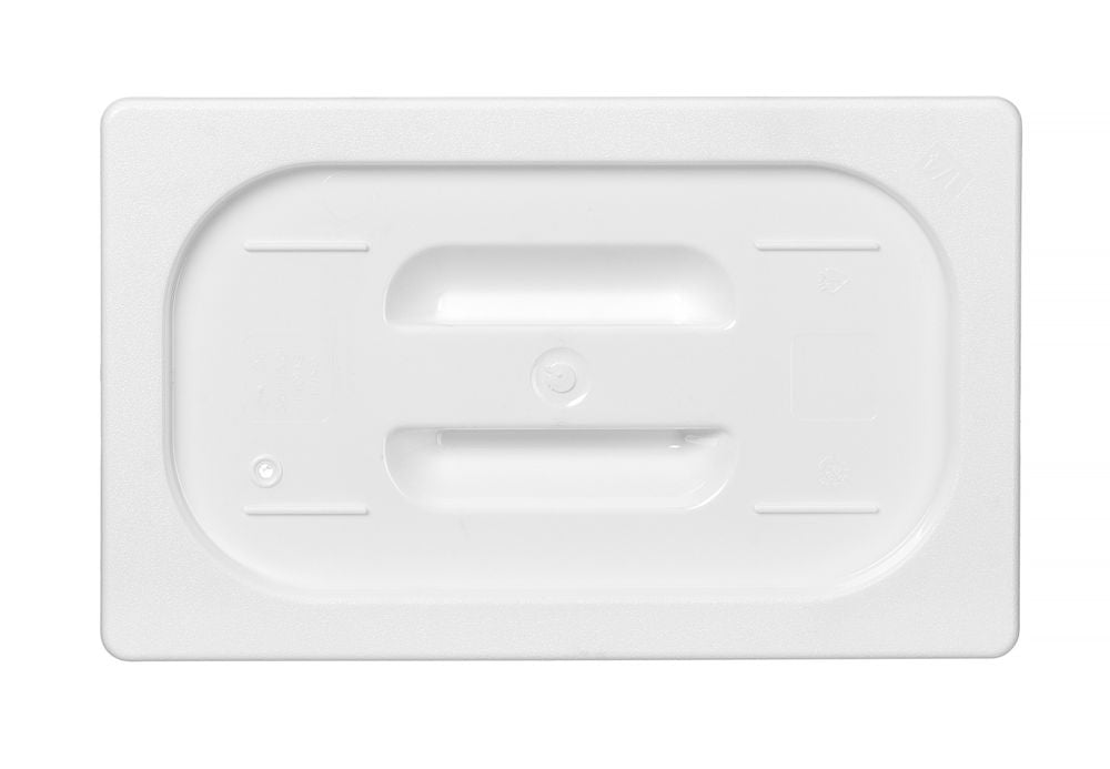 Lid for GN kantin/behållares vit polycarbonate, HENDI, GN 1/6, vit, 176x162mm