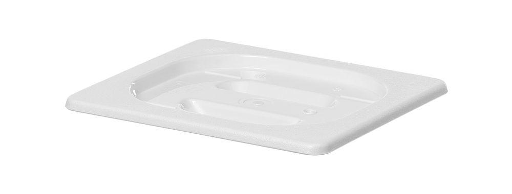 Lid for GN kantin/behållares vit polycarbonate, HENDI, GN 1/6, vit, 176x162mm