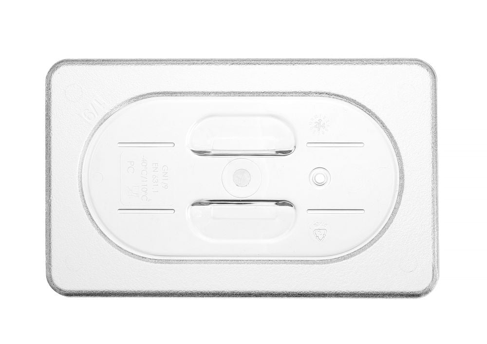 Lid for GN kantin/behållares, HENDI, GN 1/9, Transparent, 176x108mm