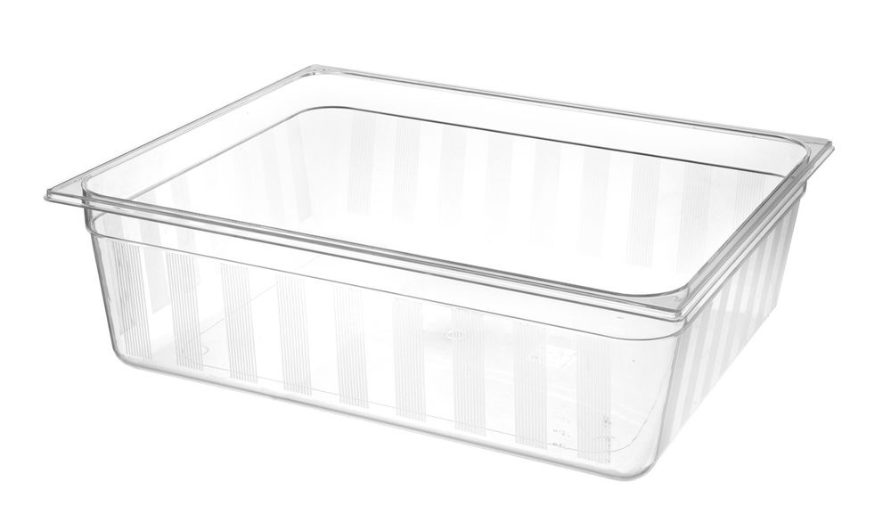 Kantin/behållare GN 2/1, HENDI, GN 2/1, 58L, Transparent, 650x530x(H)200mm