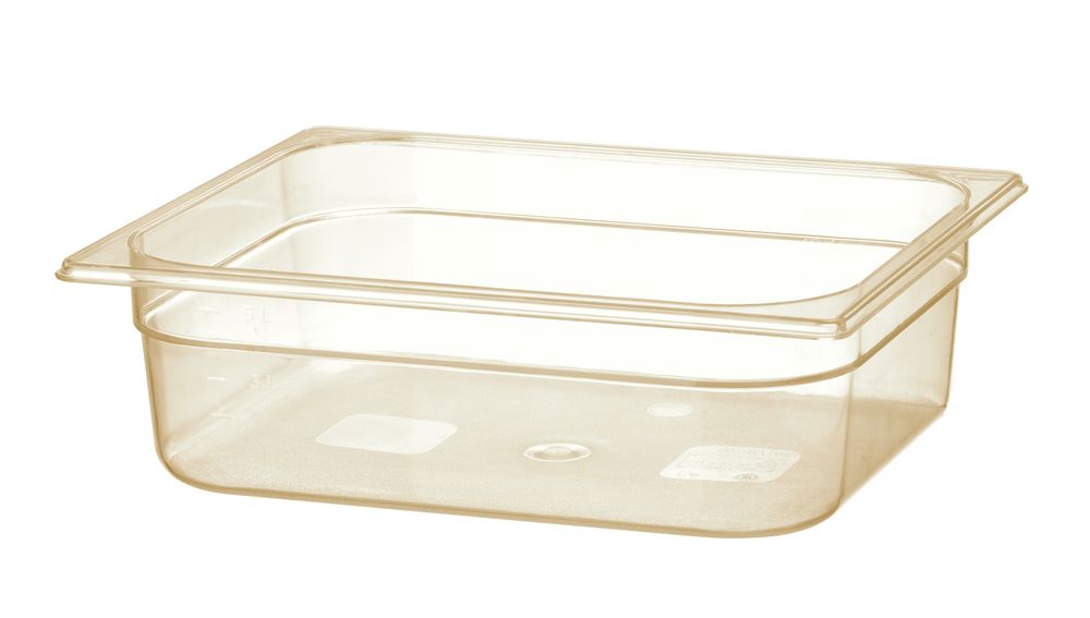 GN 1/2 kantin/behållare, high-temperature resistant, HENDI, GN 1/2, 6,1L, Transparent, 325x265x(H)100mm