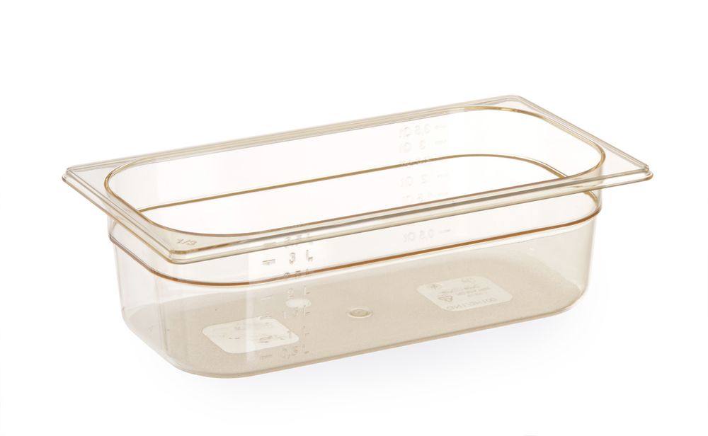 GN 1/3 kantin/behållare, high-temperature resistant, HENDI, GN 1/3, 5,5L, Transparent, 325x176x(H)150mm
