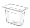 Kantin/behållare GN 1/4 Tritan, HENDI, GN 1/4, 4L, Transparent, 265x162x(H)150mm