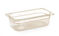 GN 1/4 kantin/behållare, high-temperature resistant, HENDI, GN 1/4, 1,7L, Transparent, 265x162x(H)65mm