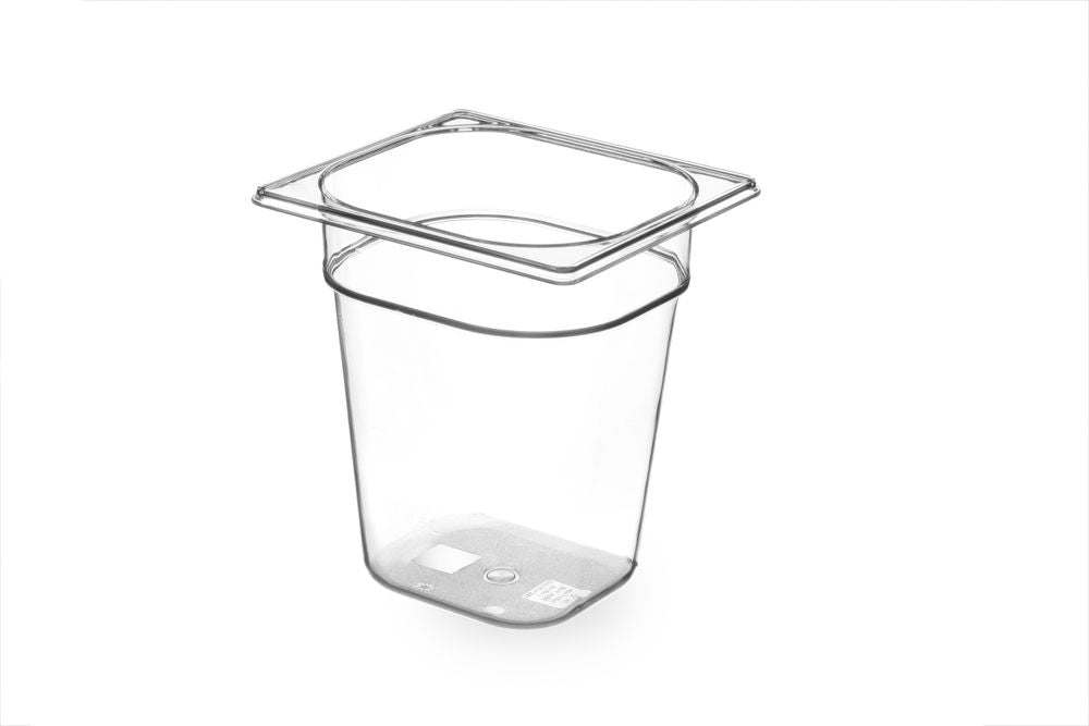 Kantin/behållare GN 1/6 Tritan, HENDI, GN 1/6, 3,4L, Transparent, 176x162x(H)200mm