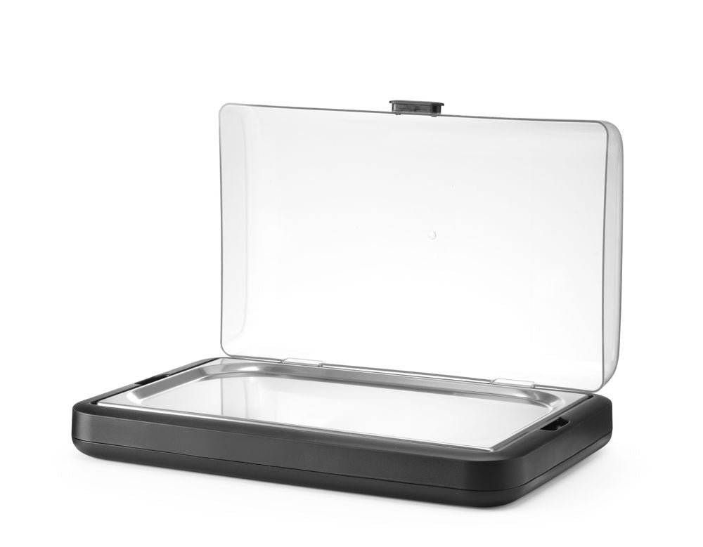 Cooling display UNIQ, HENDI, desiGNed by Robert Bronwasser, GN 1/1, vit, 593x389x(H)147mm, Rectangular
