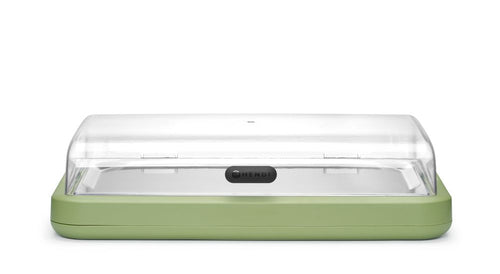 Cooling display UNIQ, HENDI, desiGNed by Robert Bronwasser, GN 1/1, grön, 593x389x(H)147mm, Rectangular