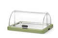Roll top cooling display Duo UNIQ, HENDI, desiGNed by Robert Bronwasser, Single, grön, 460x355x(H)220mm, Rectangular