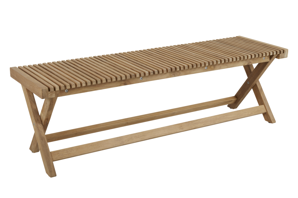 JULITA bänk 140x40 H43 - Teak