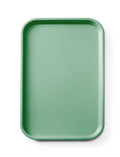 Polypropylene fast food tray GN 1/1, AmerBox, GN 1/1, Green, 530x325x(H)20mm, Rectangular