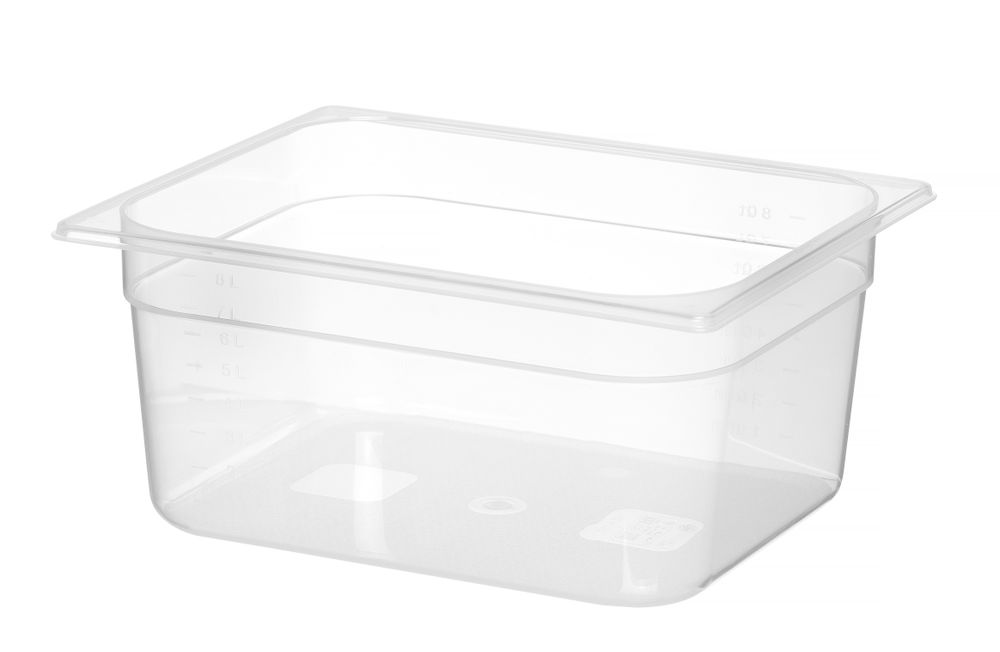 Kantin/behållare GN 1/2 polypropylene, HENDI, Profi Line, GN 1/2, 8L, Transparent, 325x265x(H)150mm