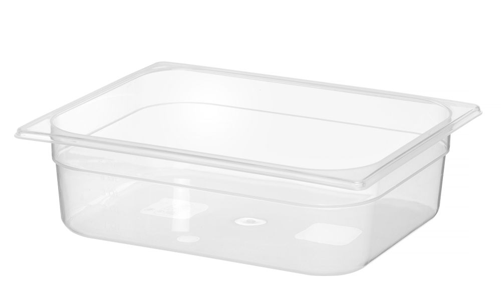 Kantin/behållare GN 1/2 polypropylene, HENDI, Profi Line, GN 1/2, 5L, Transparent, 325x265x(H)100mm