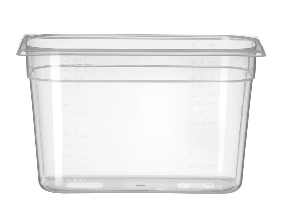 Kantin/behållare GN 1/3 polypropylene, HENDI, Profi Line, GN 1/3, 6,5L, Transparent, 325x176x(H)200mm