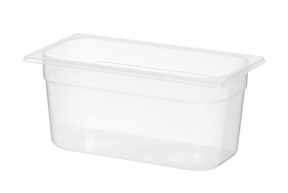 Kantin/behållare GN 1/3 polypropylene, HENDI, Profi Line, GN 1/3, 5L, Transparent, 325x176x(H)150mm