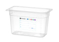 Kantin/behållare GN 1/3 HACCP, HENDI, GN 1/3, 7,8L, Transparent, 325x176x(H)200mm