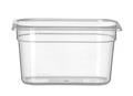 Kantin/behållare GN 1/4 polypropylene, HENDI, Profi Line, GN 1/4, 3,5L, Transparent, 265x162x(H)150mm