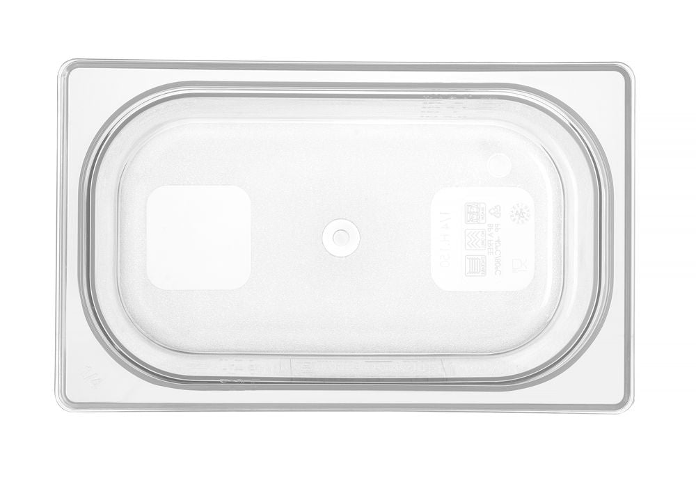 Kantin/behållare GN 1/4 HACCP, HENDI, GN 1/4, 4L, Transparent, 265x162x(H)150mm