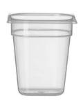 Kantin/behållare GN 1/6 polypropylene, HENDI, Profi Line, GN 1/6, 2,5L, Transparent, 176x162x(H)200mm