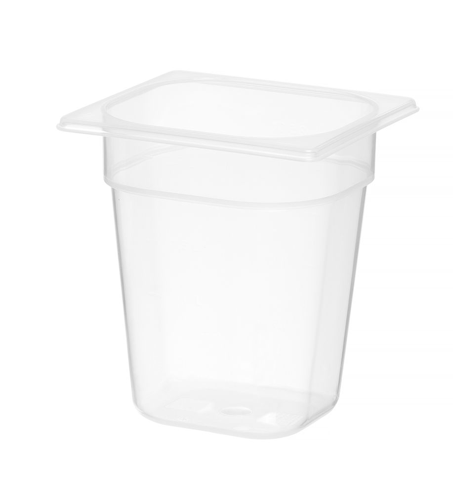 Kantin/behållare GN 1/6 polypropylene, HENDI, Profi Line, GN 1/6, 2L, Transparent, 176x162x(H)150mm