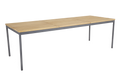 NOX 240x90 H73 cm - Antracit/Teak