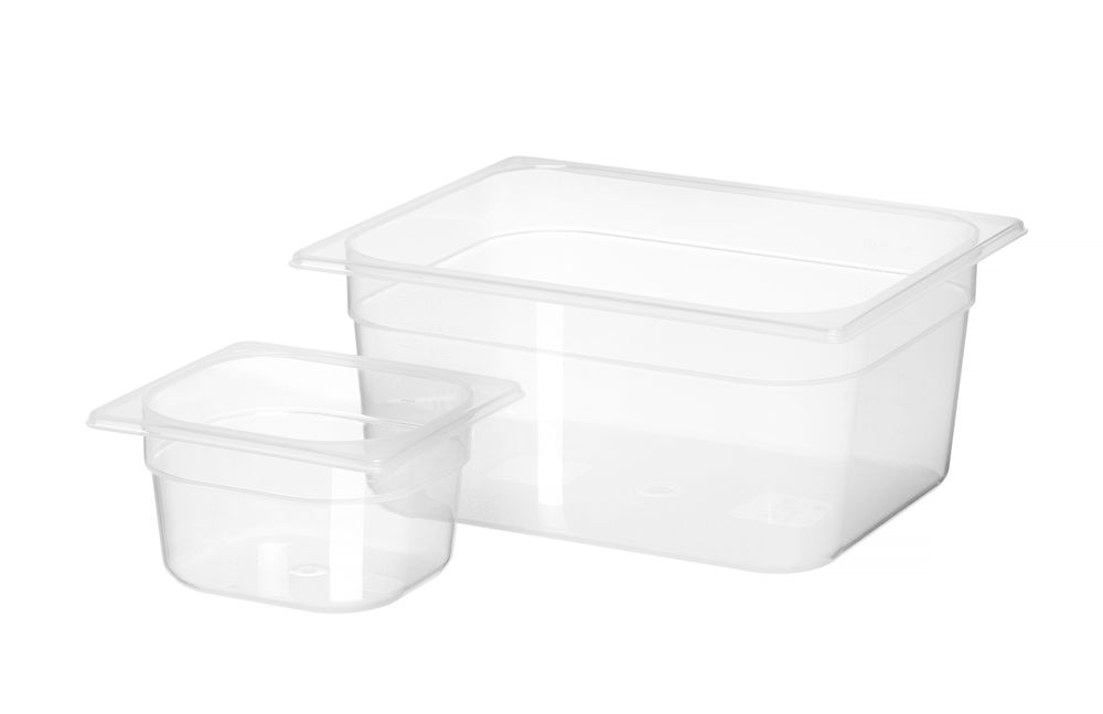 Kantin/behållare GN 1/6 polypropylene, HENDI, Profi Line, GN 1/6, 1,5L, Transparent, 176x162x(H)100mm