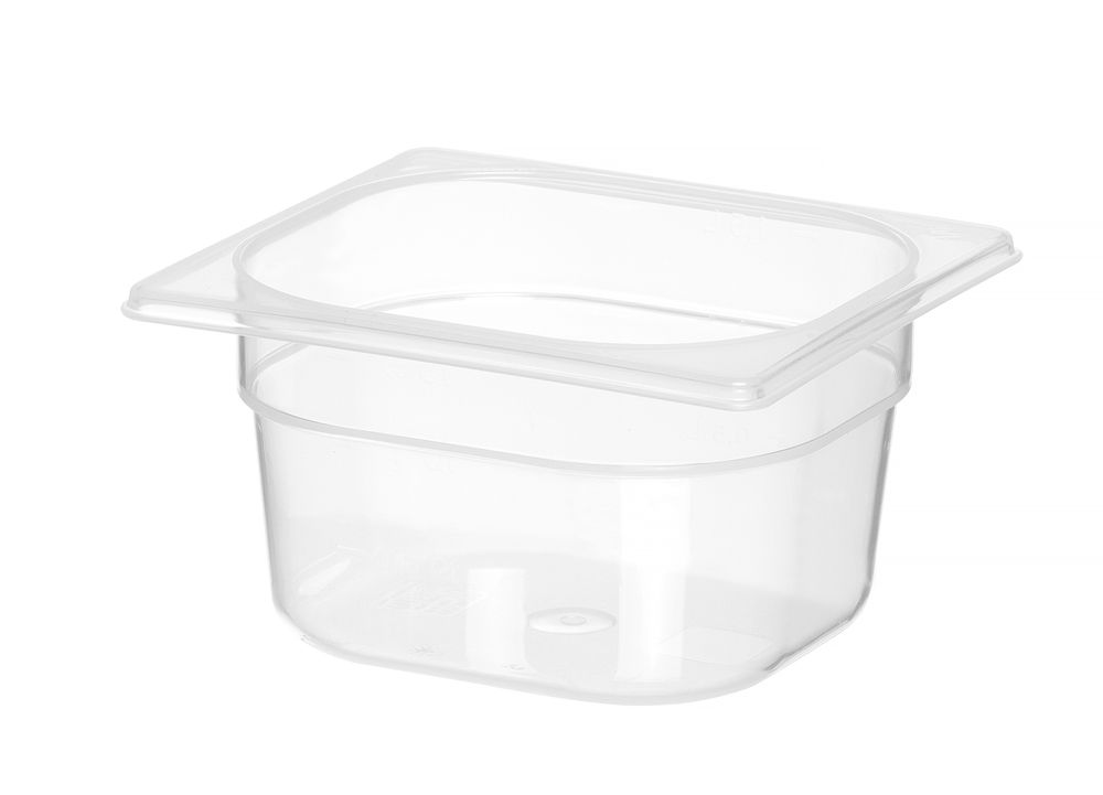 Kantin/behållare GN 1/6 polypropylene, HENDI, Profi Line, GN 1/6, 1,5L, Transparent, 176x162x(H)100mm