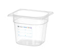 Kantin/behållare GN 1/6 HACCP, HENDI, GN 1/6, 2,4L, Transparent, 176x162x(H)150mm