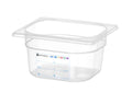 Kantin/behållare GN 1/6 HACCP, HENDI, GN 1/6, 1,6L, Transparent, 176x162x(H)100mm