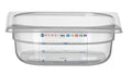 Kantin/behållare GN 1/6 HACCP, HENDI, GN 1/6, 1L, Transparent, 176x162x(H)65mm