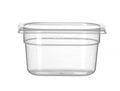 Kantin/behållare GN 1/9 polypropylene, HENDI, Profi Line, 1,0, GN 1/9, 0,75L, Transparent, 176x108x(H)100mm