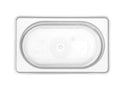 Kantin/behållare GN 1/9 HACCP, HENDI, GN 1/9, 0,9L, Transparent, 176x108x(H)100mm