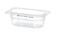 Kantin/behållare GN 1/9 HACCP, HENDI, GN 1/9, 0,6L, Transparent, 176x108x(H)65mm
