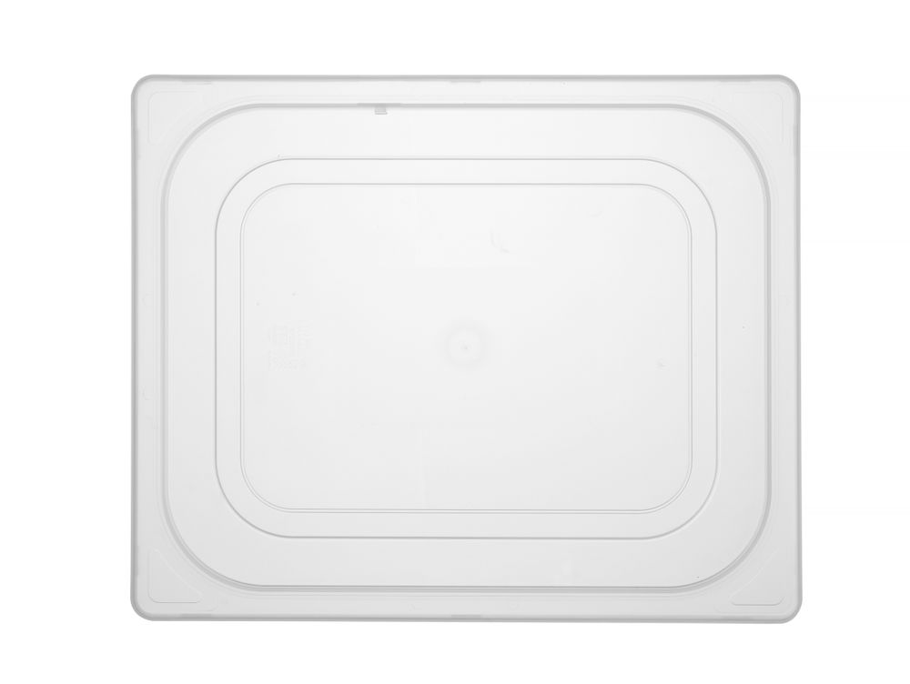 Lid for GN kantin/behållares polypropylene, HENDI, GN 1/2, Transparent, 325x265mm