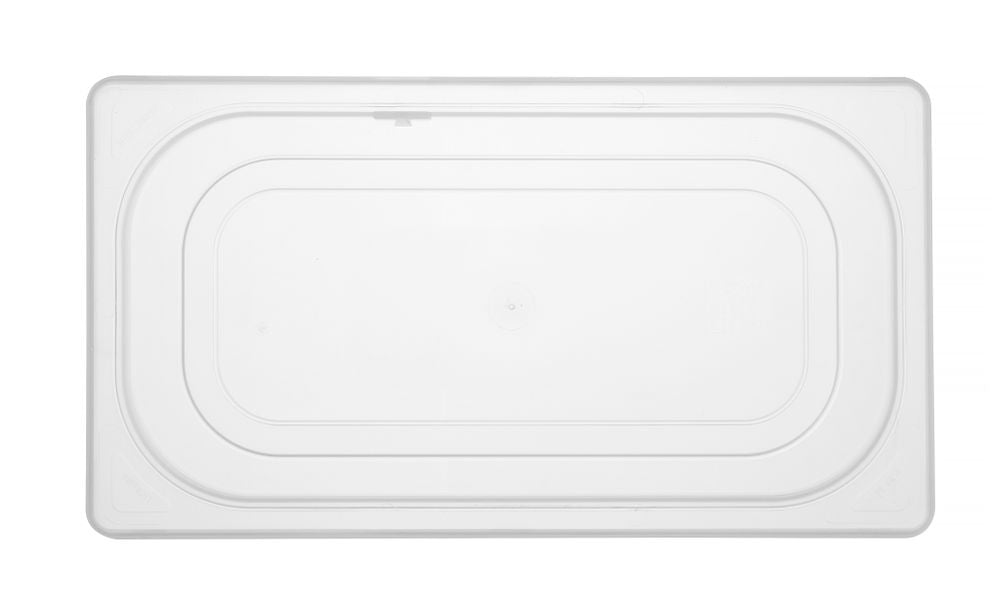 Lid for GN kantin/behållares polypropylene, HENDI, GN 1/3, Transparent, 325x176mm