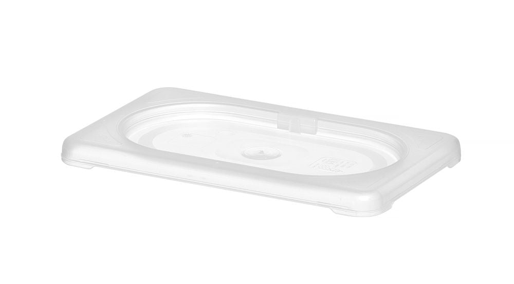 Lid for GN kantin/behållares polypropylene, HENDI, GN 1/9, Transparent, 176x108mm