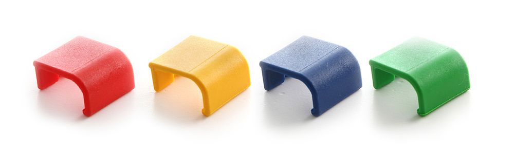 Set med 12 st – Lid clips for HACCP storage kantin/behållares, HENDI, grön, 12 pcs