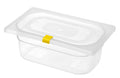 Set med 12 st – Lid clips for HACCP storage kantin/behållares, HENDI, Yellow, 12 pcs