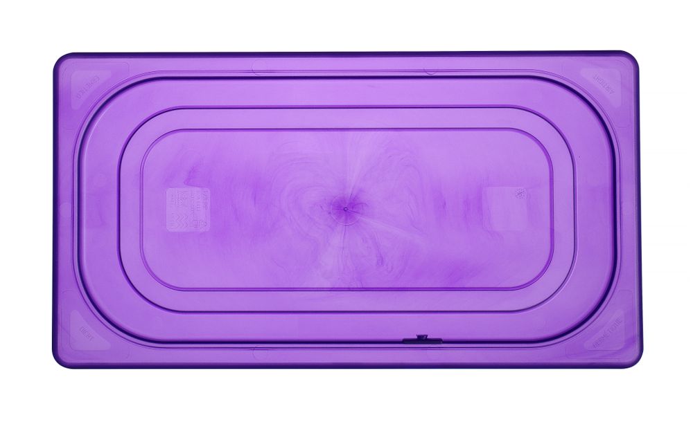 Lid for GN kantin/behållares purple, HENDI, GN 1/3, Purple, 325x176mm