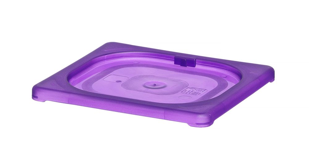 Lid for GN kantin/behållares purple, HENDI, GN 1/6, Purple, 176x162mm