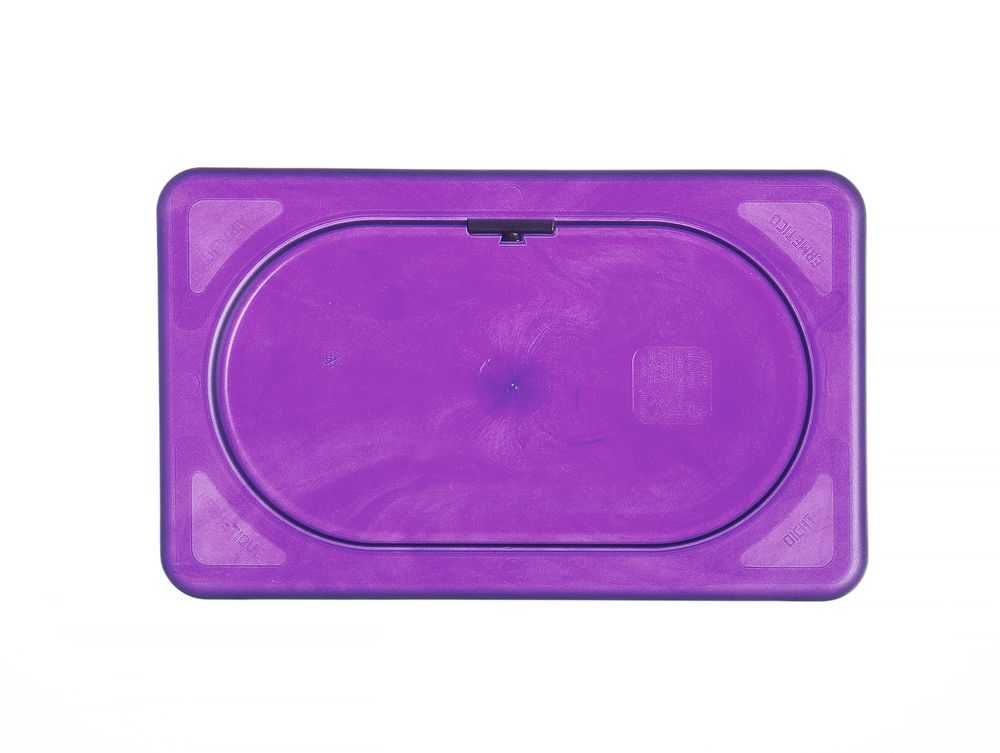 Lid for GN kantin/behållares purple, HENDI, GN 1/9, Purple, 176x108mm