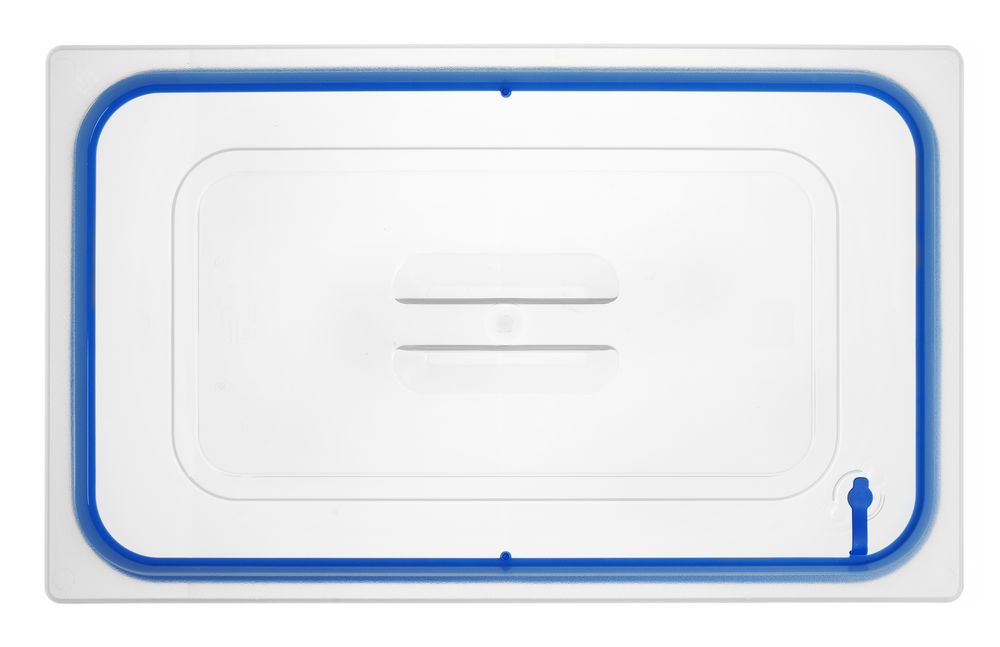 Lid for GN kantin/behållares made of polypropylene, with seal, HENDI, GN 1/1, Transparent, 530x325mm