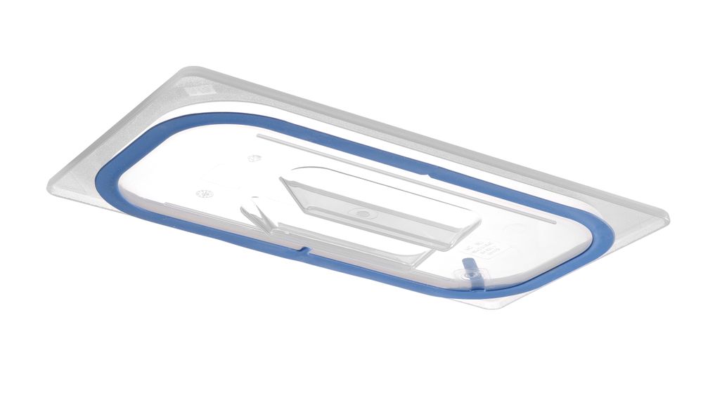 Lid for GN kantin/behållares made of polypropylene, with seal, HENDI, GN 1/3, Transparent, 325x176mm