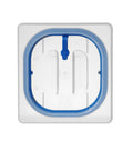 Lid for GN kantin/behållares made of polypropylene, with seal, HENDI, GN 1/6, Transparent, 176x162mm