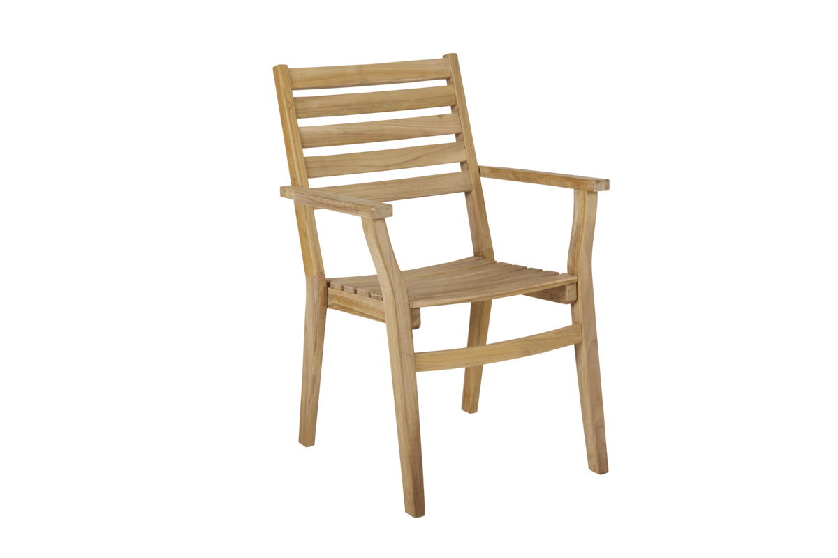 KEROS karmstol - Teak