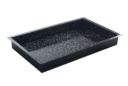 Baking tray CONVECTOMAT CLASSIC GN 2/1, HENDI, GN 2/1, svart, 530x650x(H)20mm, Rectangular