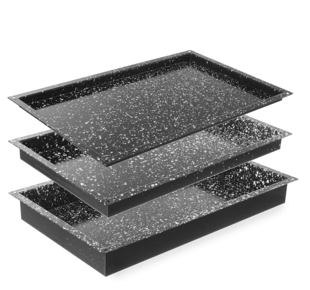 Tray CONVECTOMAT CLASSIC GN 1/1, HENDI, GN 1/1, Black, 530x325x(H)40mm, Rectangular