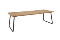 NOLLI 175x90 H73 cm svart/teak