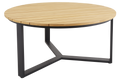 LAURION Ø150 H73 cm - Teak/Svart